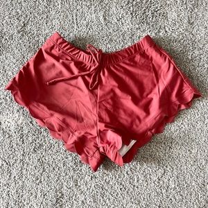 SHEIN swim shorts.